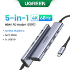 9-in-1 USB-C Hub with 4K 60Hz HDMI and 100W Power Delivery