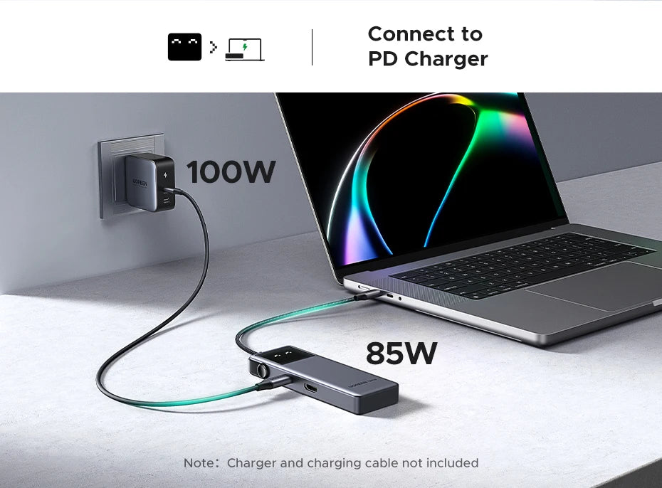 6-in-1 USB-C Hub with 4K 60Hz HDMI and 10Gbps Data Transfer - 23