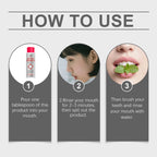 Alcohol-Free Anti-Stain Whitening Mouthwash for Daily Oral Care