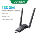 Dual-Band USB WiFi 6 Adapter for Desktop and Laptop