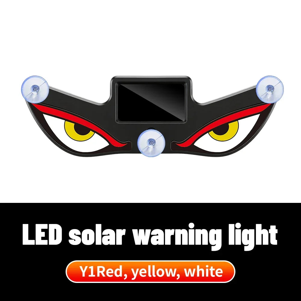 Solar Demon Eye LED Car Window Atmosphere Light