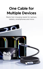 100W USB-C Fast Charging Cable with Digital Power Display