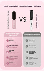 Fast Heating Cordless Hair Straightening Brush