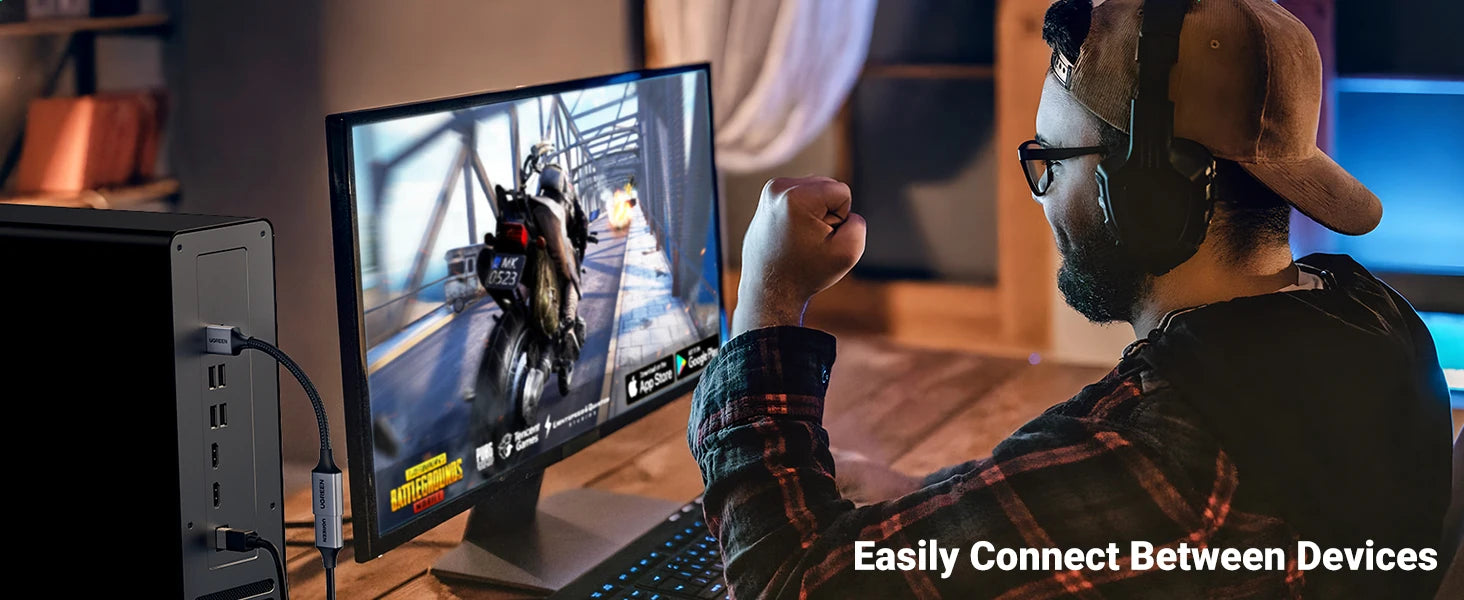 8K 60Hz HDMI Extension Cable for Monitors and Gaming Consoles - 14