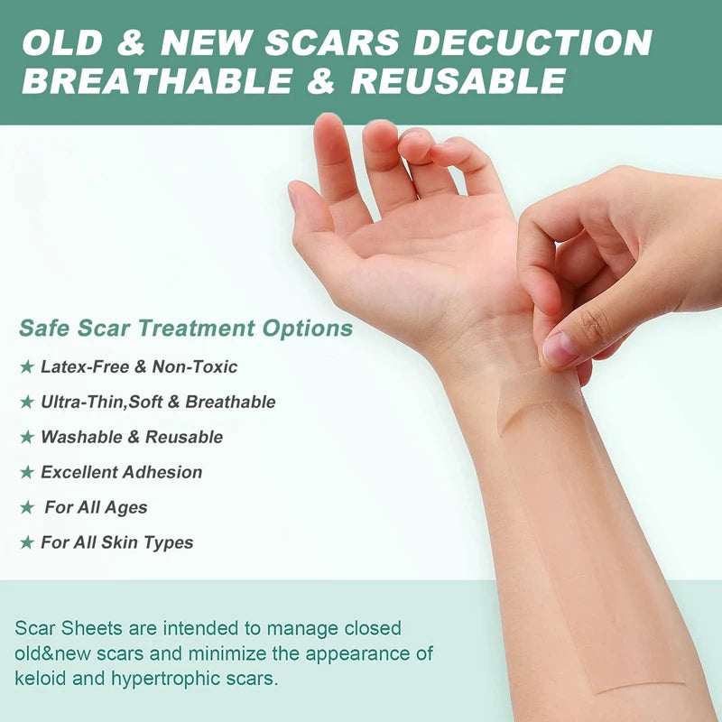 Reusable Silicone Gel Scar Removal Tape Roll