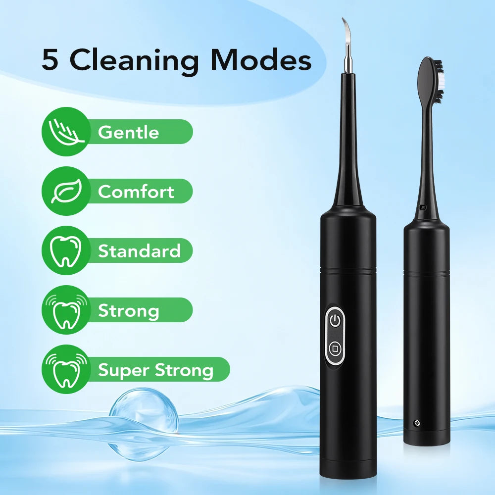 Electric Sonic Teeth Cleaner and Tartar Remover - 8