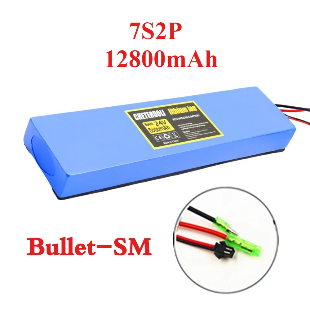 24V 12.8Ah Li-ion Battery for Electric Scooters and Bicycles