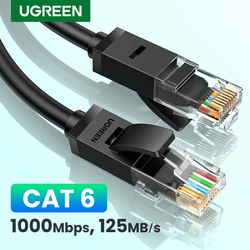 Cat6 Gigabit Ethernet Network Cable 1000Mbps RJ45 LAN Cord