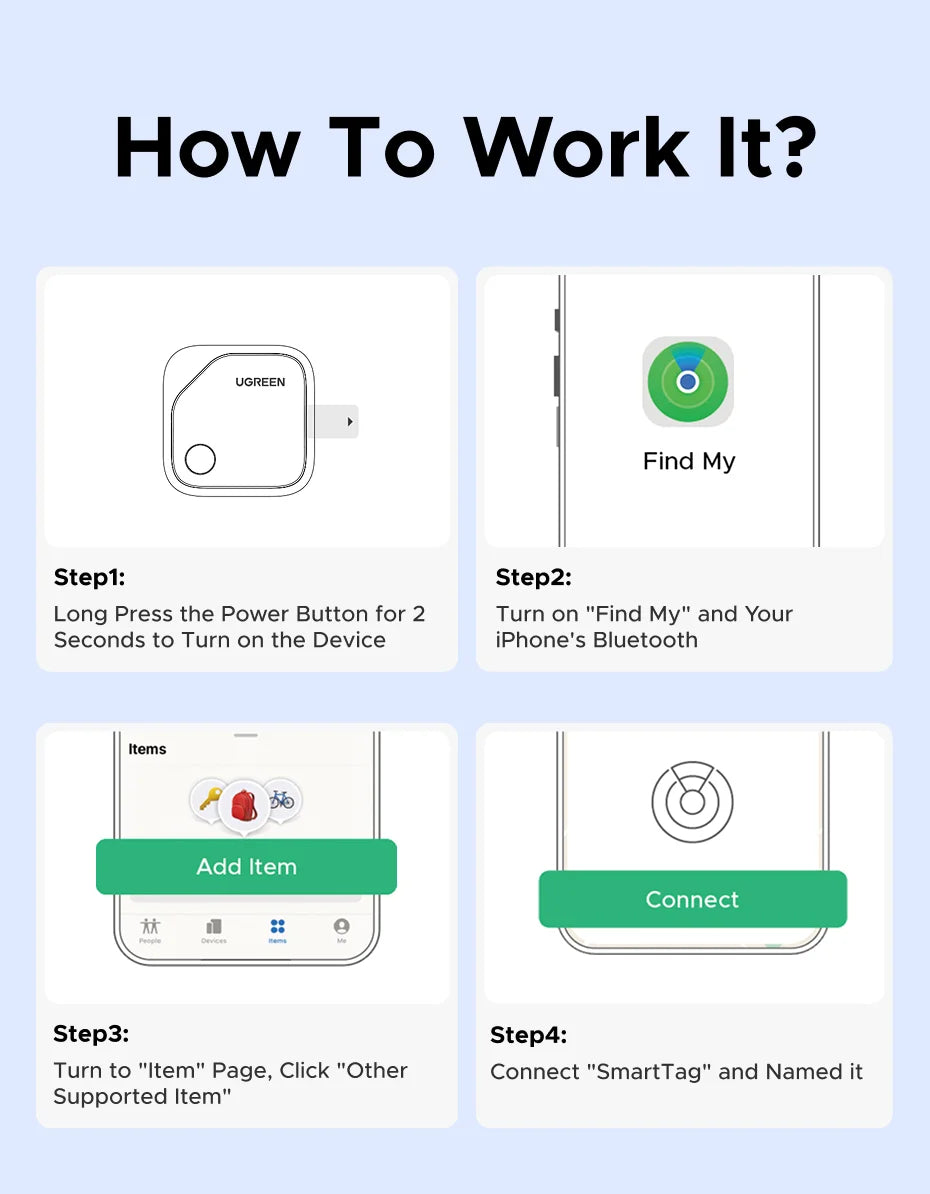 Bluetooth Item Tracker for Apple Find My Network - 28
