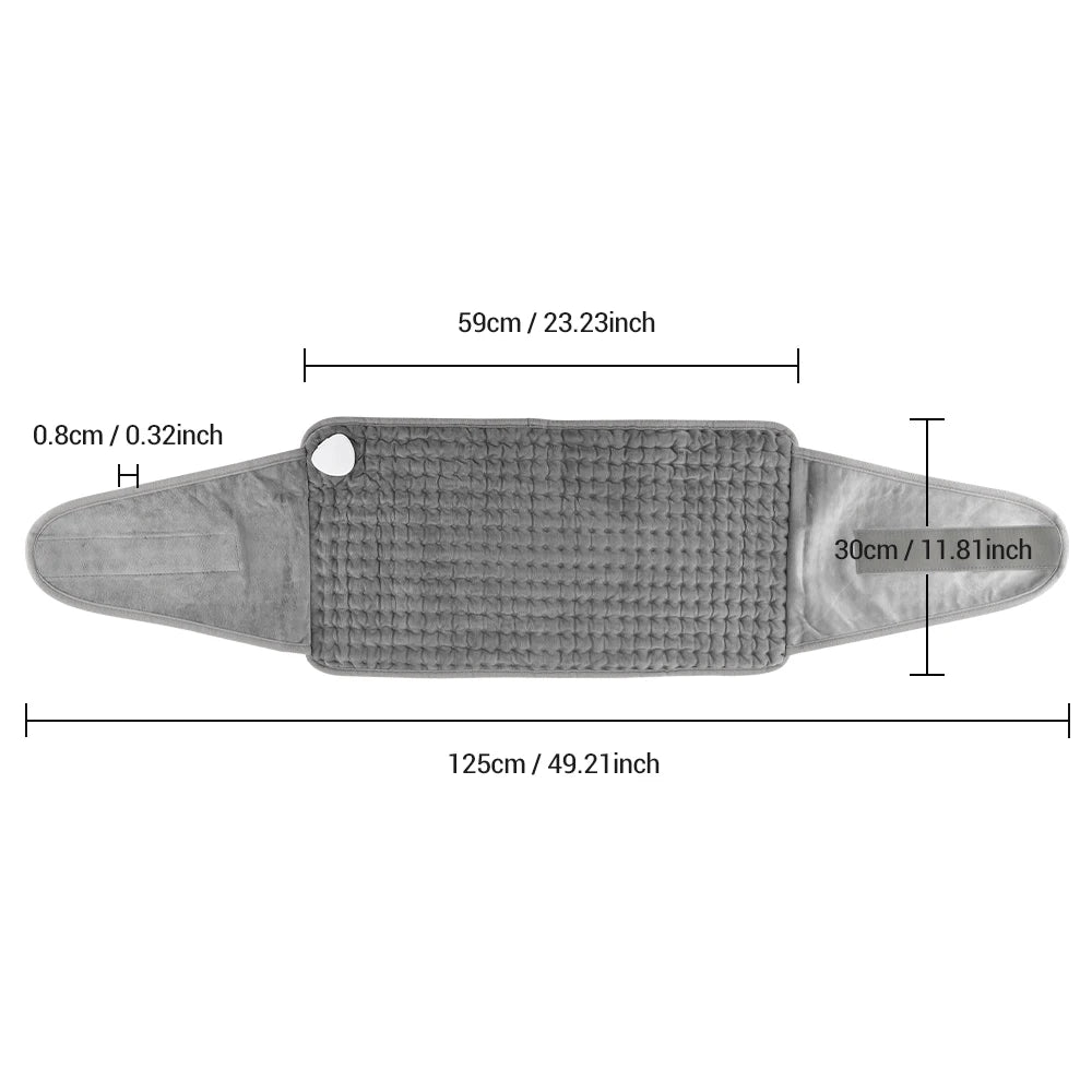 Electric Heating Pad with Waist Belt for Pain Relief and Warmth - 13
