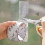 2-in-1 Window Screen Repair Tool with Spline Roller and Patch Tape