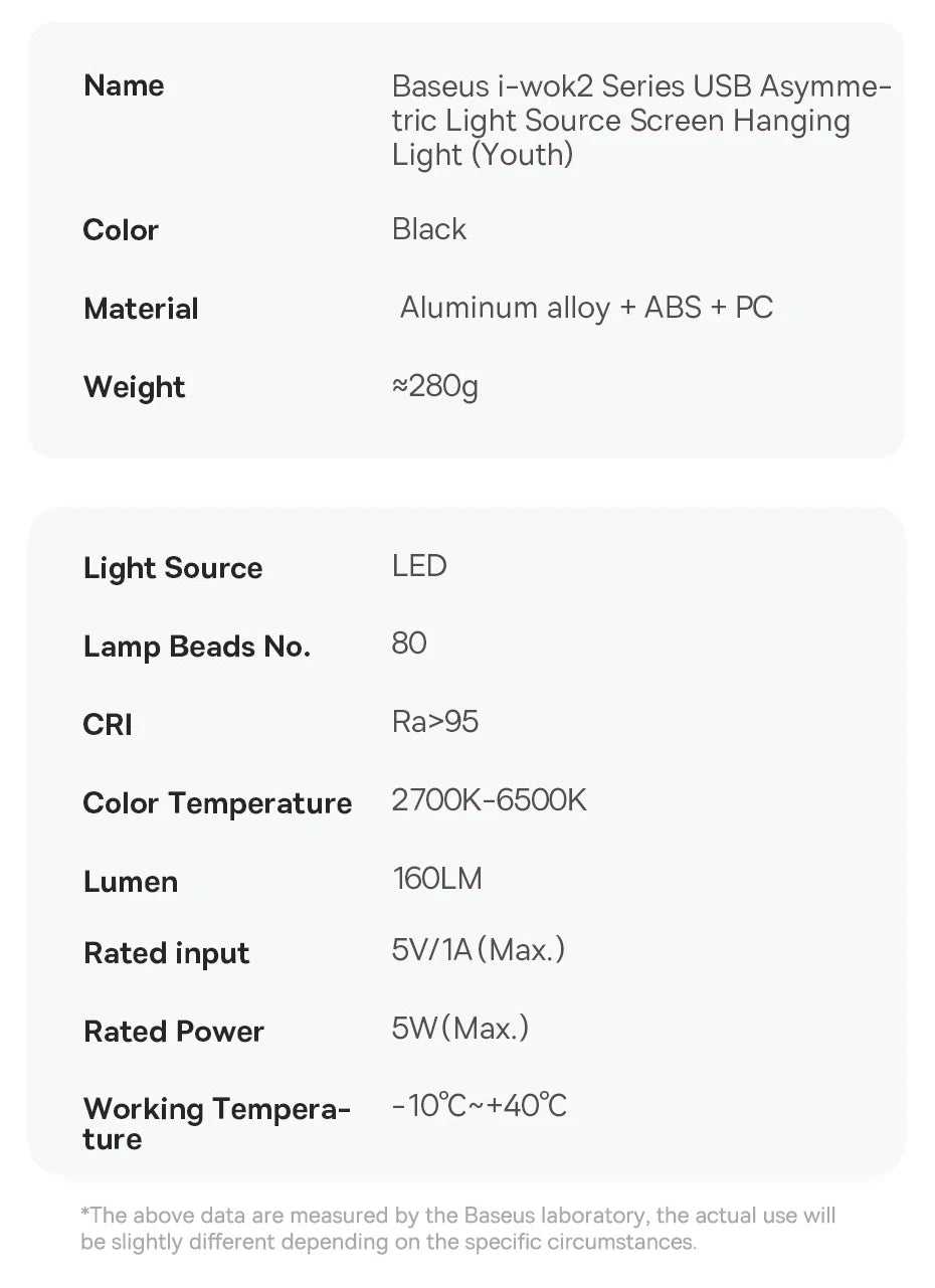 Adjustable LED Monitor Screen Hanging Light Bar - 23