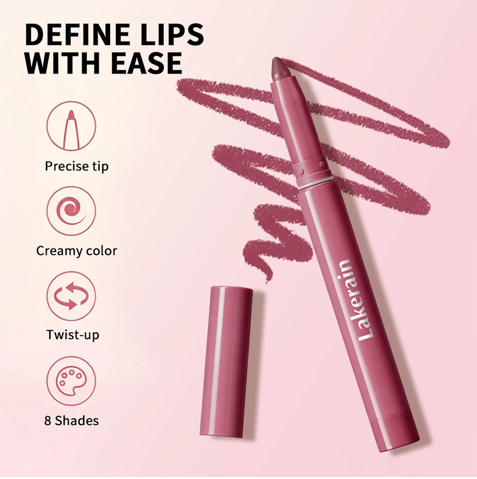 Waterproof Matte Lip Liner Pencil for Long-Lasting Contouring