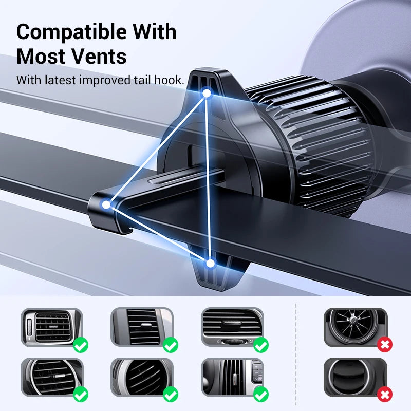 Magnetic Air Vent Car Phone Holder for Smartphones
