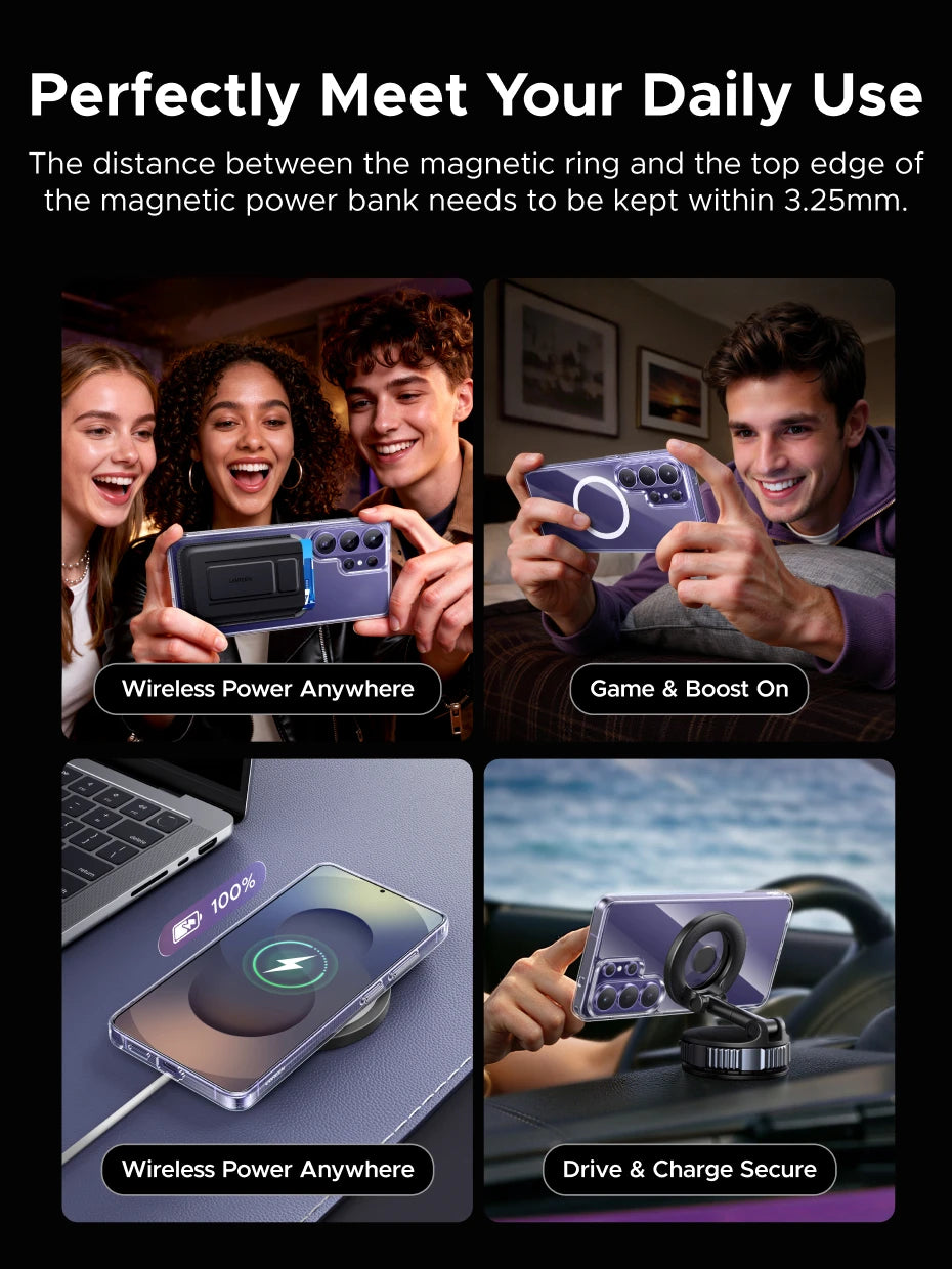 Magnetic Clear Case for Samsung Galaxy S26 Ultra