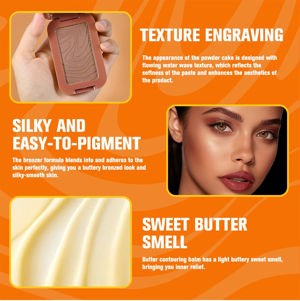Butter Bronzer Face Contouring Powder - 8