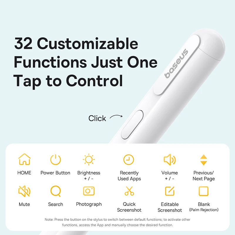 Bluetooth Stylus Pen with Palm Rejection for iPad 2018-2024