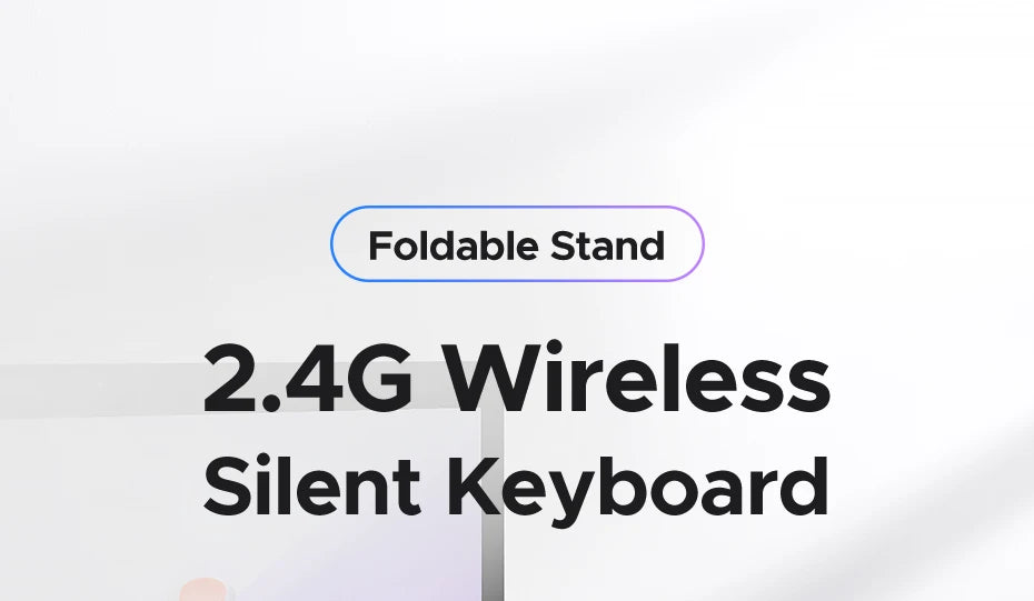 Ultra-Slim 2.4G Wireless 104-Key Full-Size Keyboard