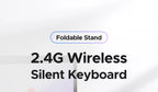 Ultra-Slim 2.4G Wireless 104-Key Full-Size Keyboard