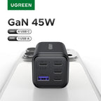 45W GaN Fast Wall Charger with 5 USB Ports