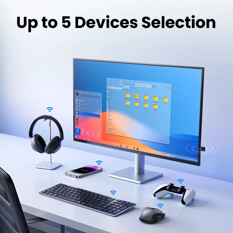USB Bluetooth 5.4 Adapter for PC Wireless Connectivity - 4