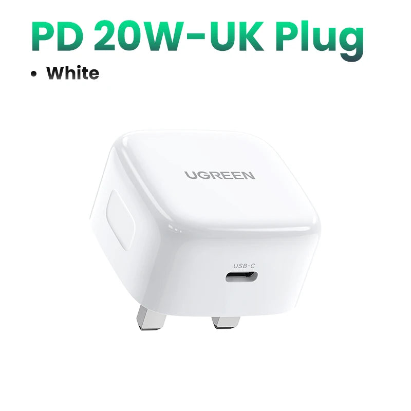 20W USB-C PD Fast Wall Charger for Smartphones