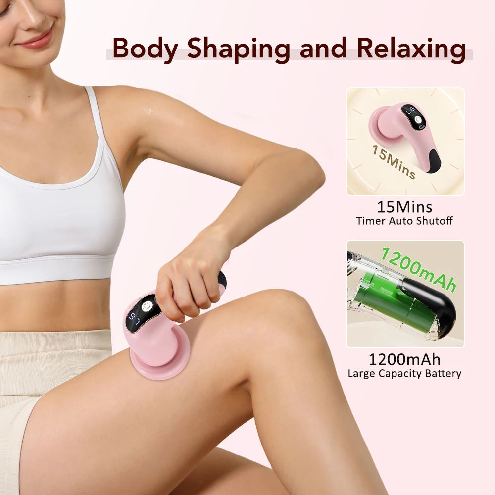 Handheld Electric Body Massager with 5 Massage Heads