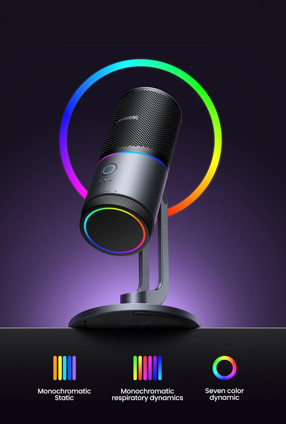 USB Condenser Microphone for Gaming Streaming and Recording - 10