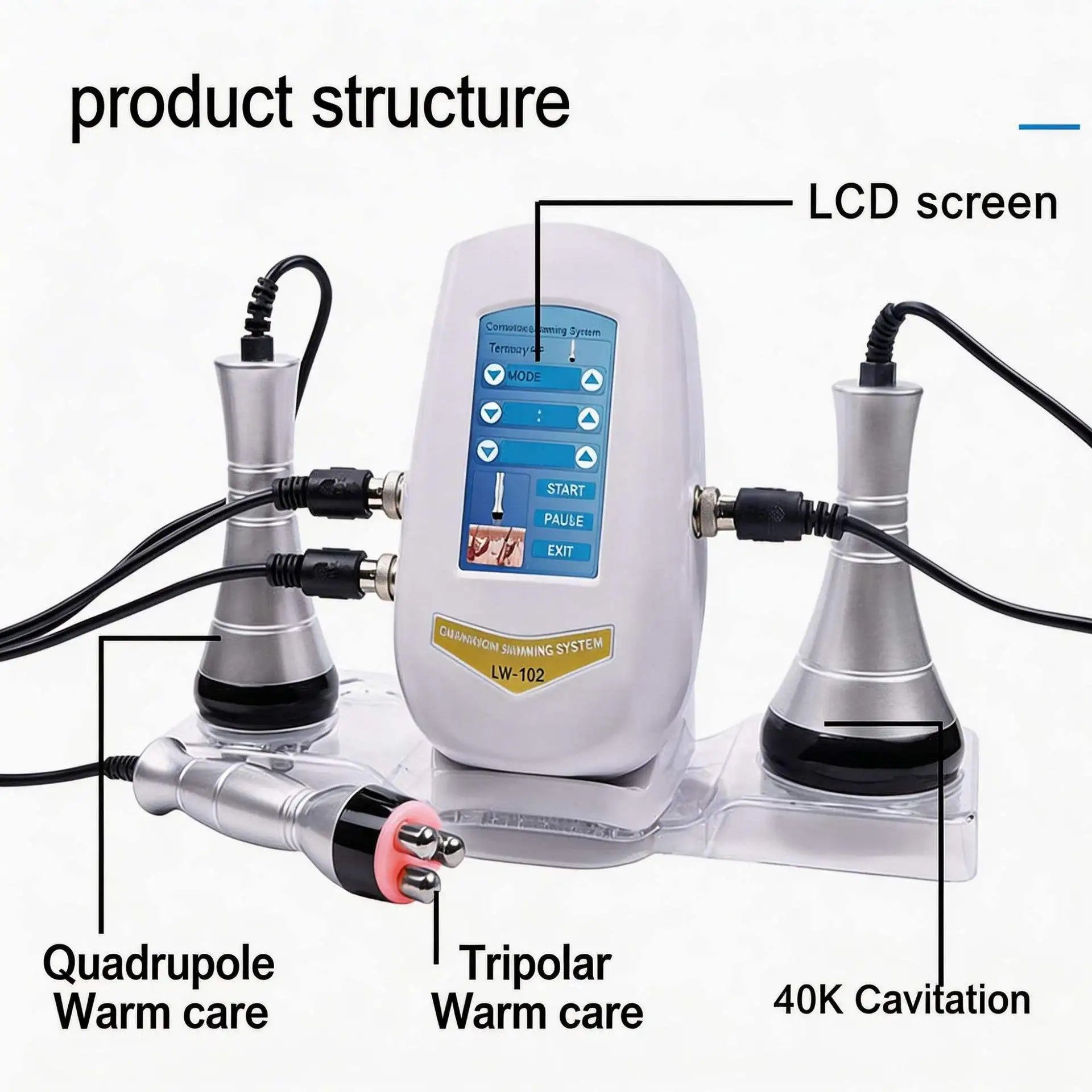 40K Ultrasonic Cavitation and RF Body Shaping Machine - 2