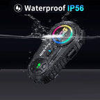 Bluetooth 6.0 Motorcycle Helmet Intercom Headset