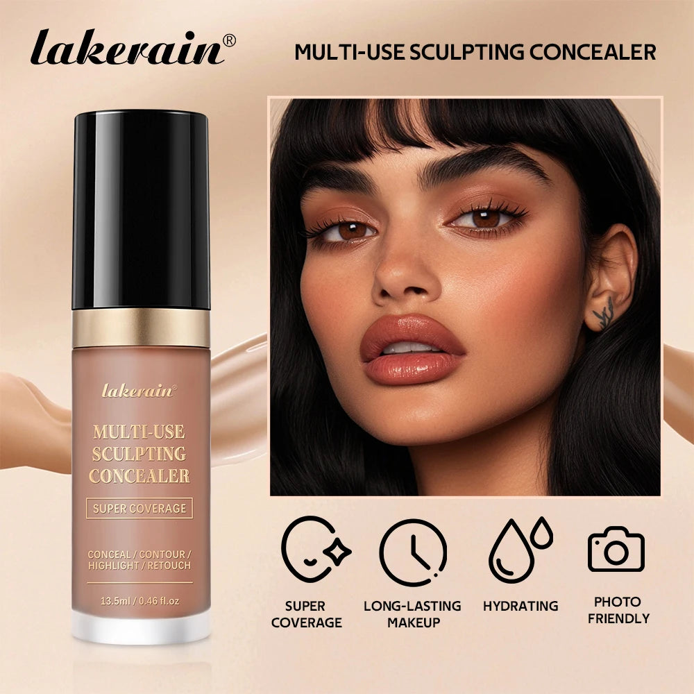 Waterproof Full Coverage Liquid Concealer for Face - 3
