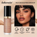 Full Coverage Waterproof Liquid Concealer and Sculpting Foundation