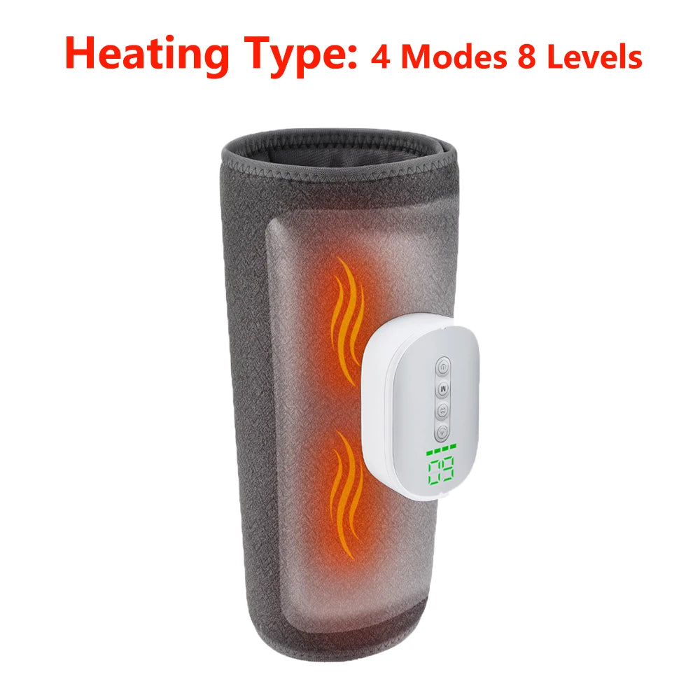 Wireless Heated Calf Compression Leg Massager