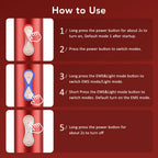 Electric Scalp Massage Comb with Red Light and Liquid Applicator