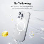 Magnetic Crystal Clear Slim Phone Case for iPhone