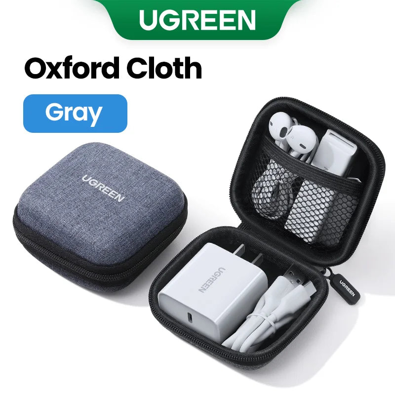 Hard Shell Protective Carrying Case for Earbuds and Small Electronics
