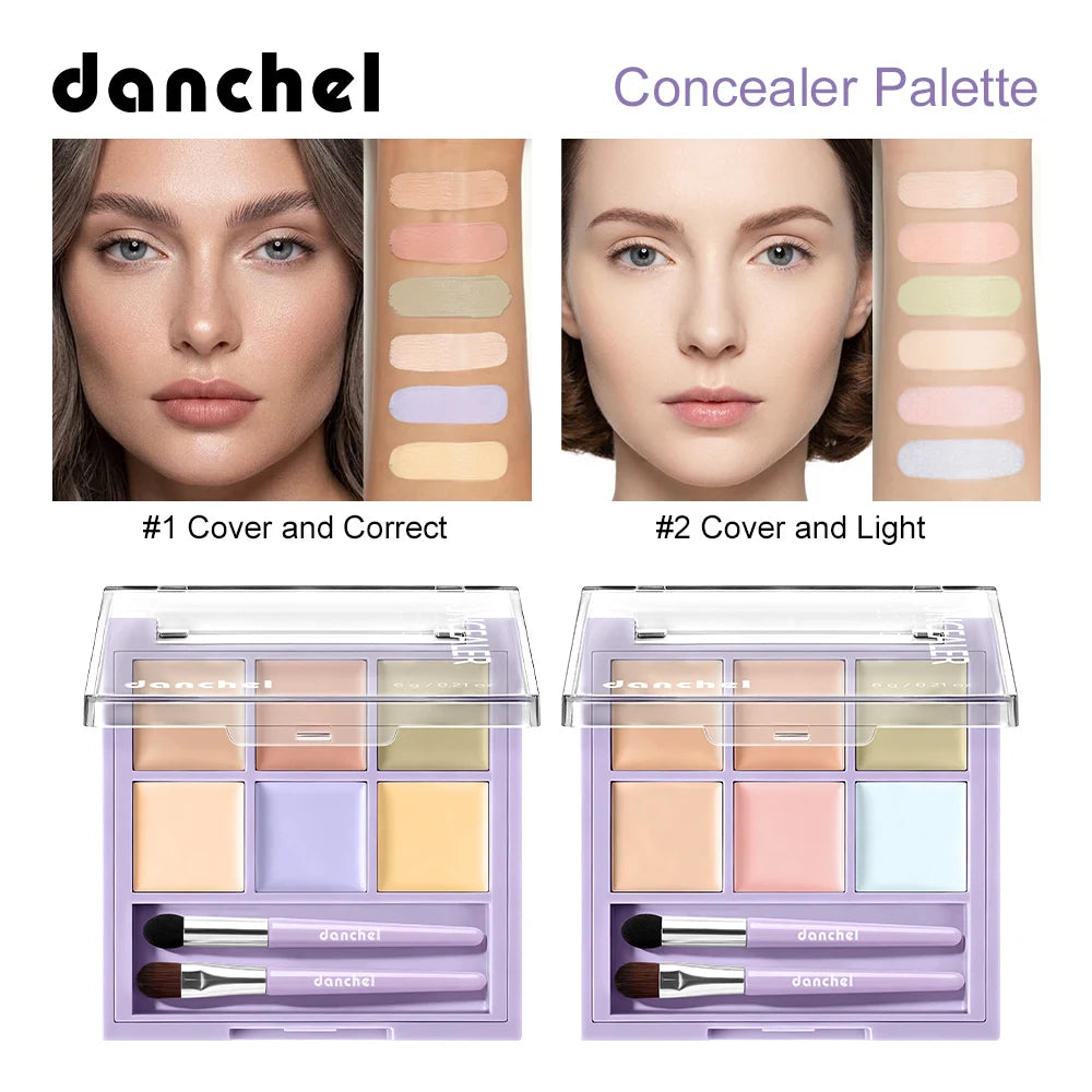 6-Color Face Concealer and Color Correcting Palette