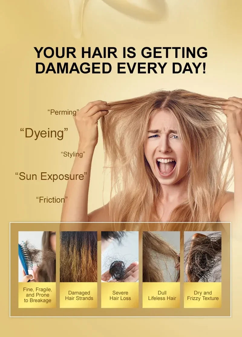Amino Acid Revitalizing Hair Oil for Frizz Control and Shine - 8