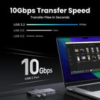 7-in-1 USB-C Hub with Dual 4K 60Hz HDMI and 100W Charging