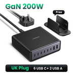 200W GaN 8-in-1 Desktop Fast Charging Station