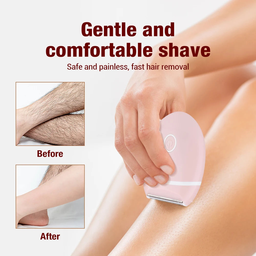 Compact Electric Shaver for Women Full Body Hair Removal - 9