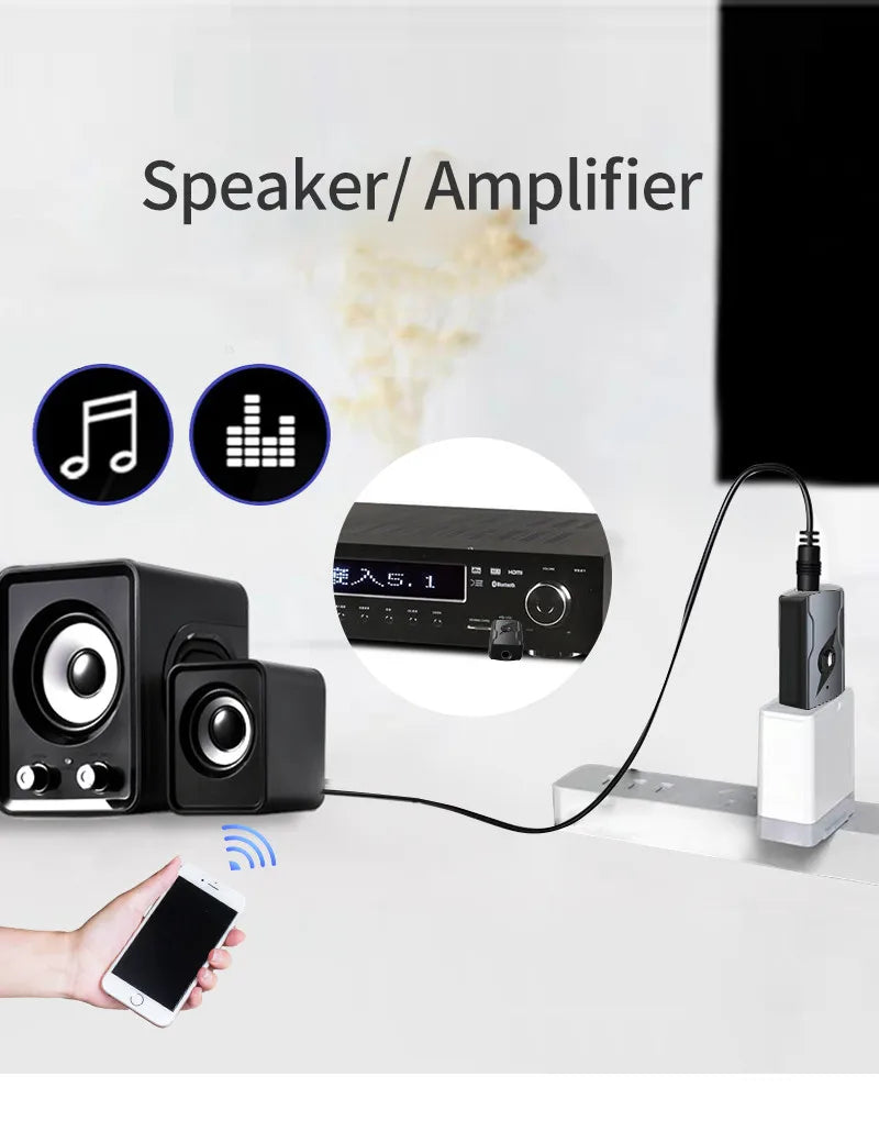 Bluetooth 5.3 Audio Transmitter and Receiver Adapter - 10