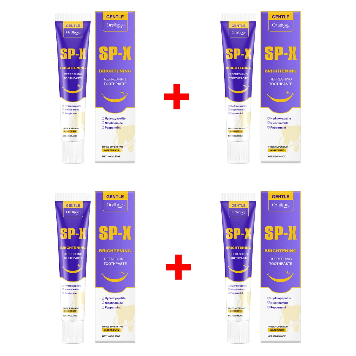 Brightening Teeth Whitening Toothpaste for Stain Removal