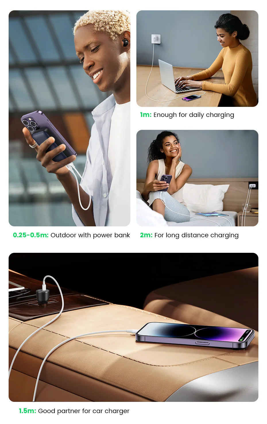 USB-C to Lightning PD 20W Fast Charging Cable
