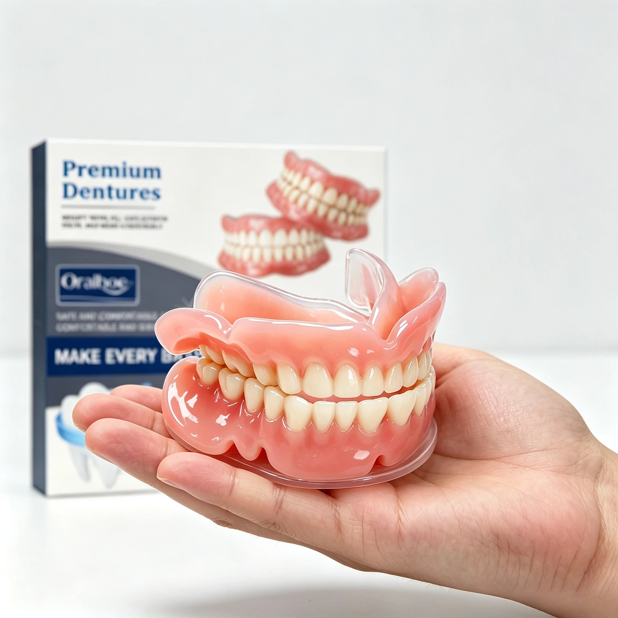 Comfort Fit Snap-On Cosmetic Dentures for Natural Smile - 2