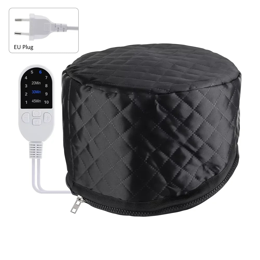 Electric Deep Conditioning Hair Spa Steamer Cap - 12
