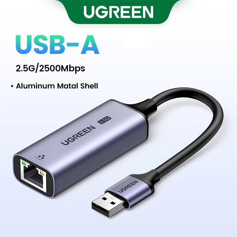 2.5Gbps USB to Ethernet Network Adapter