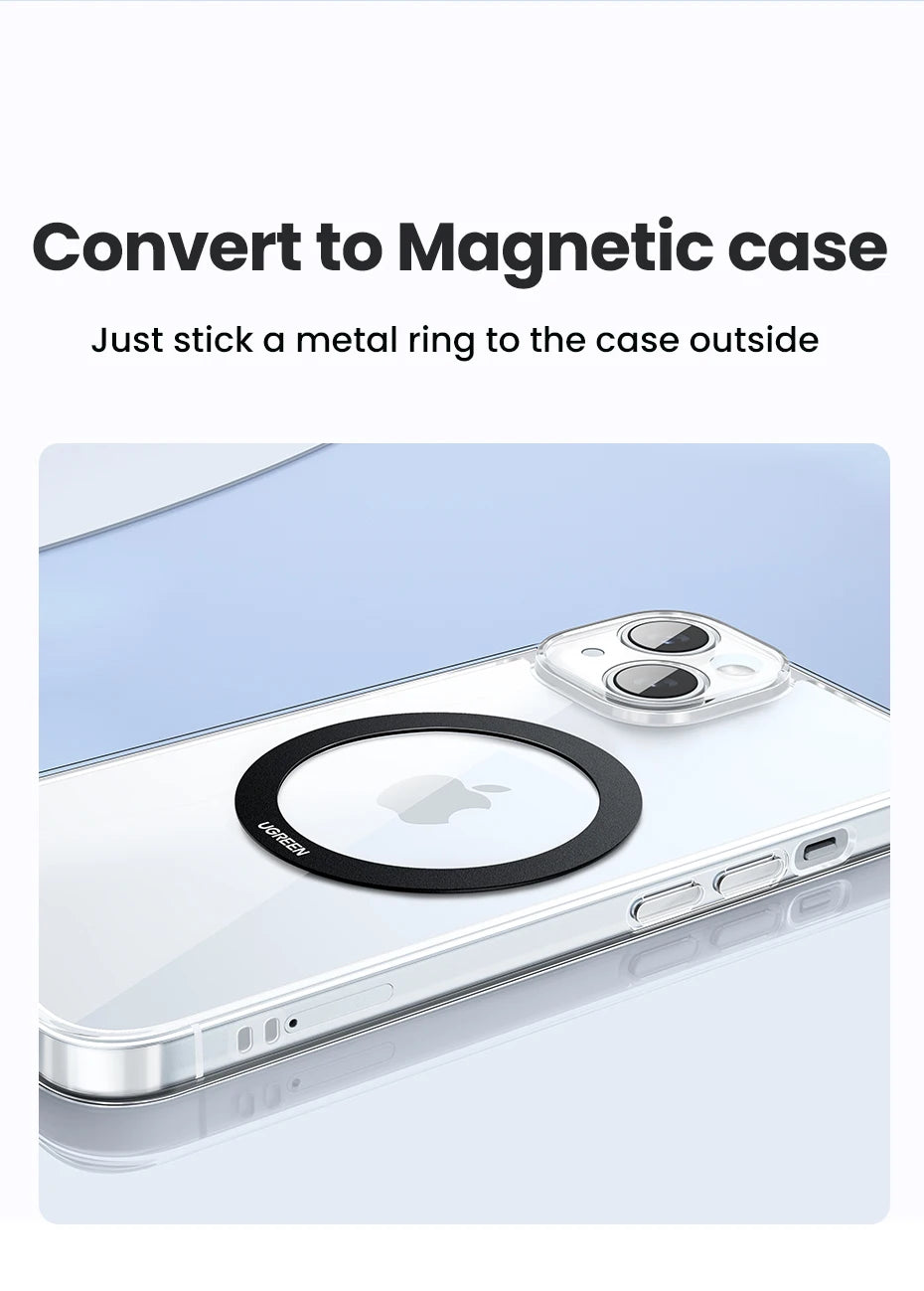 Magnetic Adhesive Ring for Wireless Charging and Phone Holders