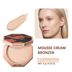 Cream Mousse Bronzer for Face Sculpting and Contouring
