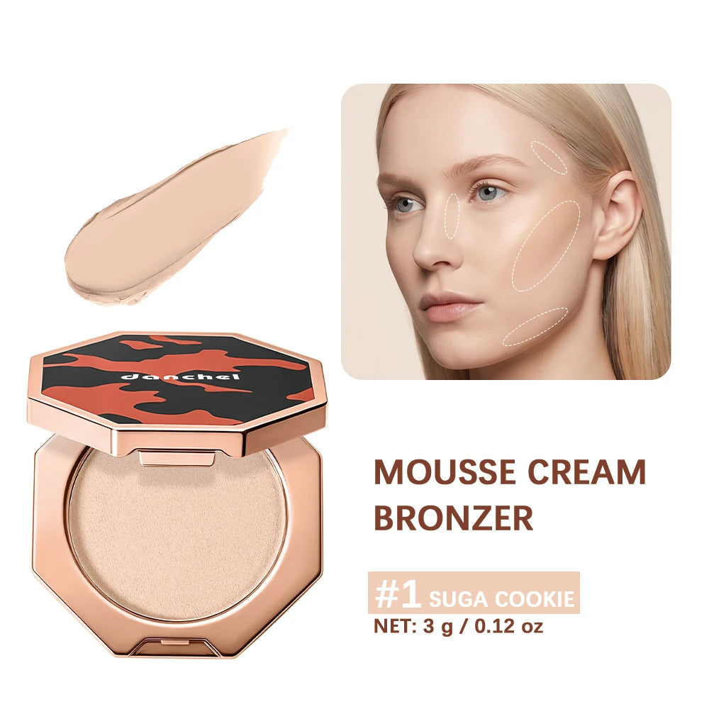 Cream Mousse Bronzer for Face Sculpting and Contouring
